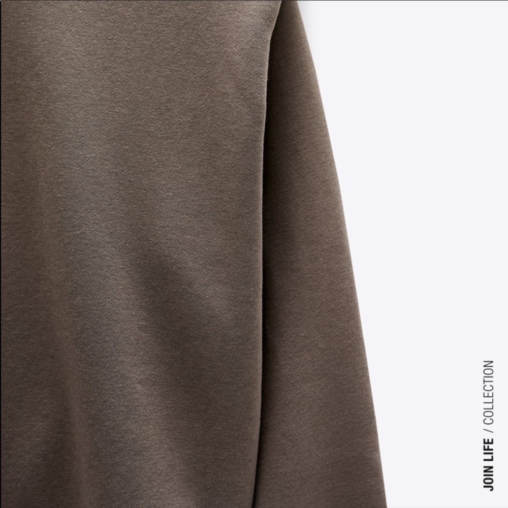Zara taupe sweatshirt - Picture 3 of 13